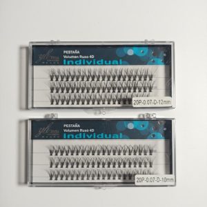 Pestañas pelo a pelo pequeñas